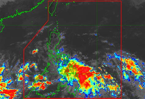 is there a low pressure in the philippines today|Low pressure area off General Santos City, ITCZ affecting.